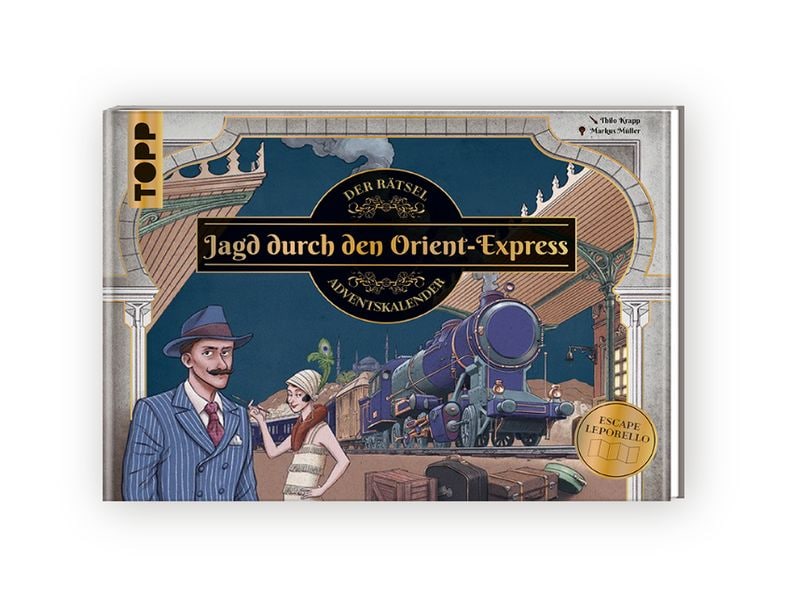 Frechverlag | Frech Adventskalender Rätsel | Jagd durch den Orient-Express