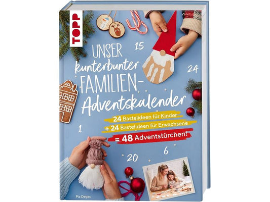 Frechverlag | Frech kunterbunter Basteladventskalender | Papier, 208 Seiten