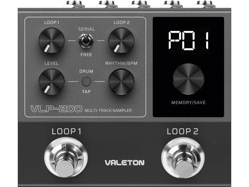 Valeton | VLP-200 | Multitrack-Sampler Dual Looper