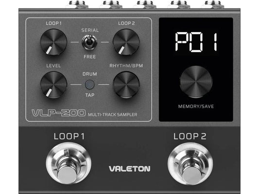 Valeton | VLP-200 | Multitrack-Sampler Dual Looper