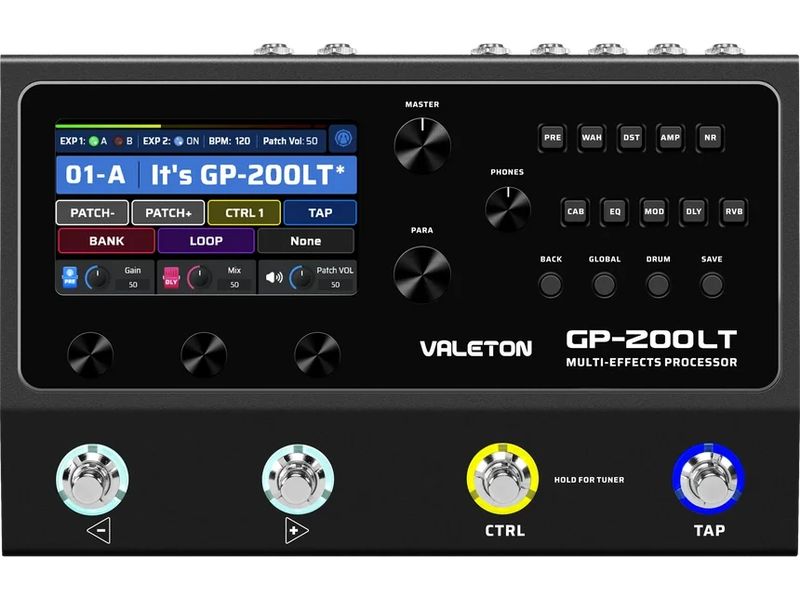 Valeton | GP-200LT | Gitarren-Multieffektgerät mit Looper und