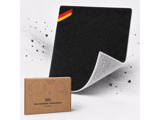Pillis | Flachfilter-Verbundsystem | Aktivkohlefilter & Filtermatte zuschneidbar