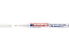 edding | Lackmarker 753 Kalli | weiss, Kalligrafiespitze, 1-2.5mm