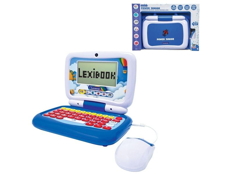 Lexibook | Zweisprachiger sprechender Lernlaptop | EN-DE, 40 Aktivitäten
