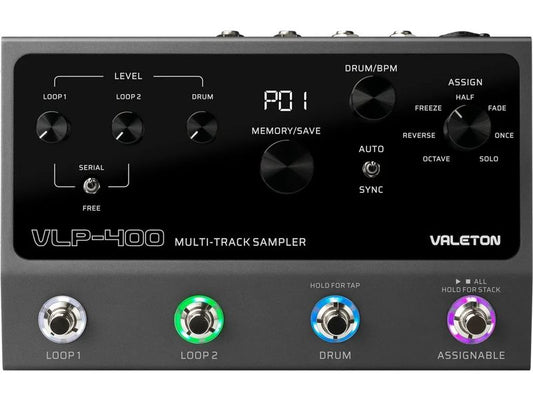 Valeton | VLP-400 | Dual Looper, Drum Machine