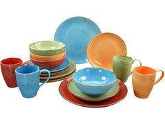 creaTable | Nature Collection Mediterran | Kombiservice 16-tlg. Steinzeug