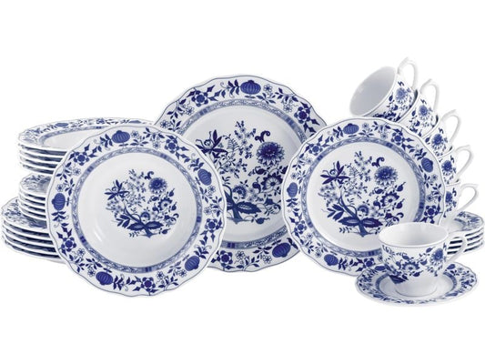 creaTable | Flora Zwiebelm. Kombiservice | 30-tlg. Porzellan
