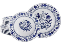 creaTable | Flora Zwiebelm. Tafelservice | 12-tlg. Porzellan