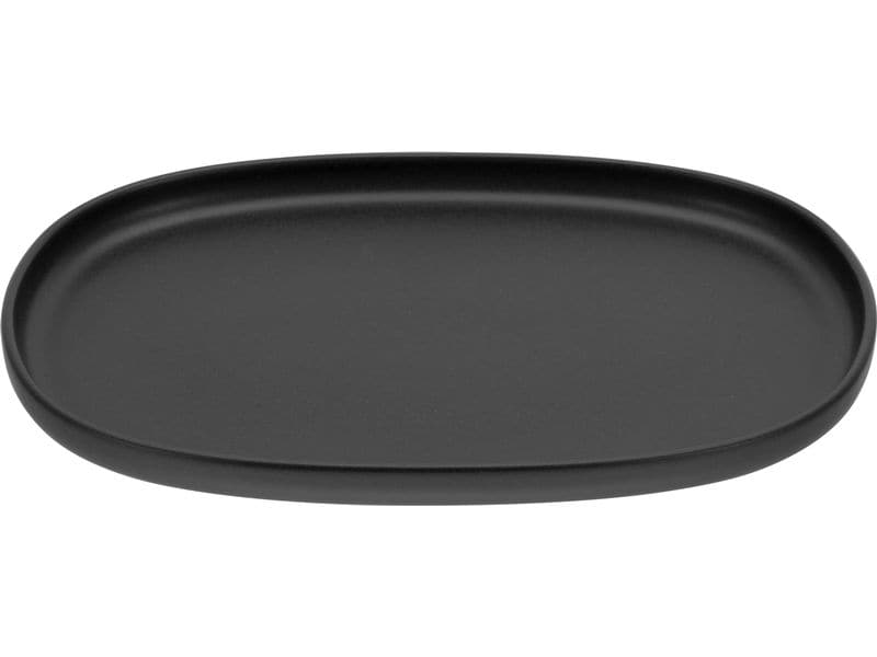 creaTable | Uno Black Servierplatte | Steinzeug