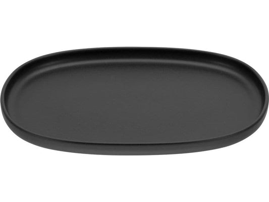 creaTable | Uno Black Servierplatte | Steinzeug