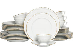 creaTable | Maria Theresia Gold Kombiservice | 30-tlg. Porzellan