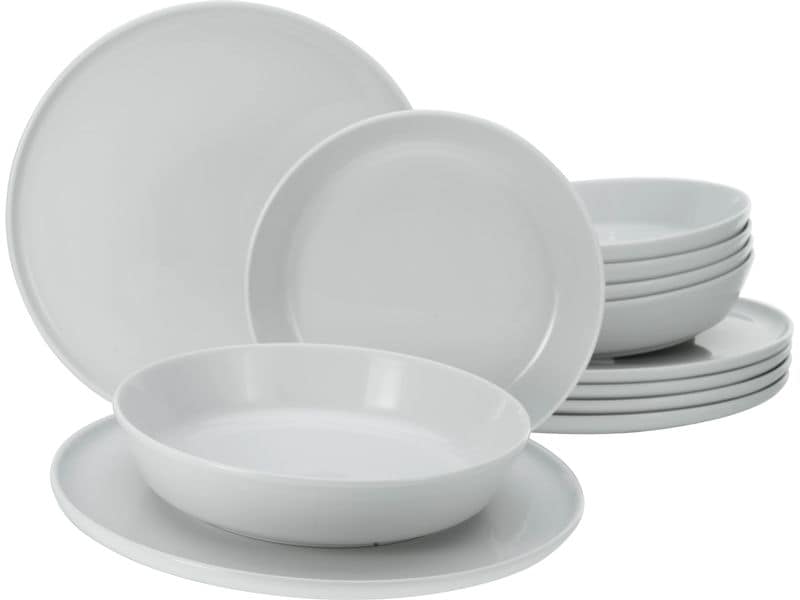 creaTable | Chef Collection Weiss Tafelset | 12-tlg. Porzellan