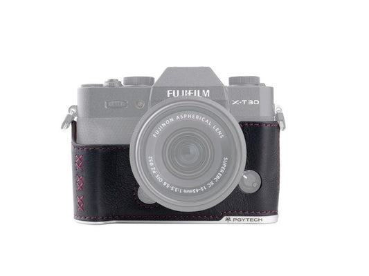 PGYTECH | Leather Camera Case | For FUJIFILM X-T30 / Midnight Black