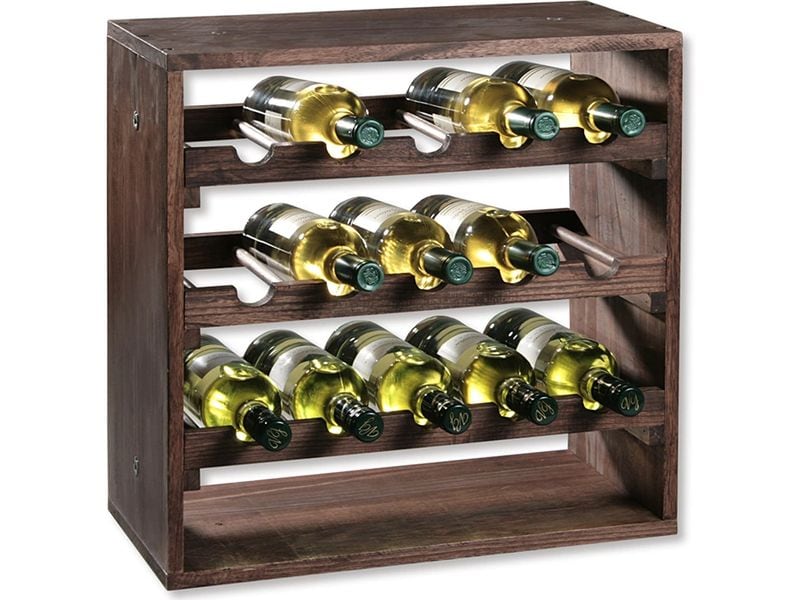 Kesper | Weinflaschen-Regalsystem | 25 x 50 x 50 cm