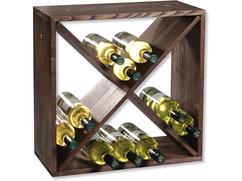 Kesper | Weinflaschen-Regalsystem | 25 x 50 x 50 cm