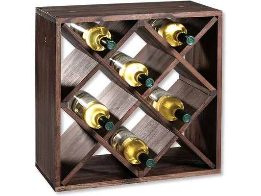 Kesper | Weinflaschen-Regalsystem | 25 x 50 x 50 cm