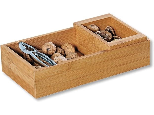 Kesper | Nussschale mit Nussknacker | Grösse: 30 x 16 x 7.5 cm