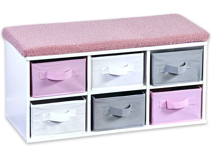 Kesper | Kindersitzbank mit Sitzkissen | Rosa