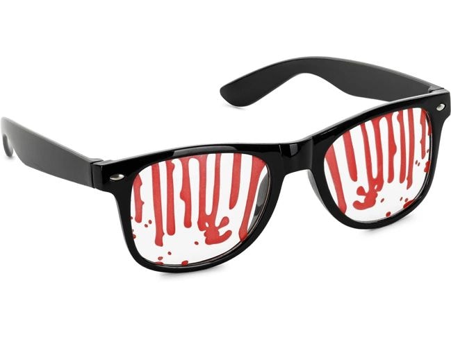 Partydeco | Brille mit Blutspur | 14.5 x 4.9 cm