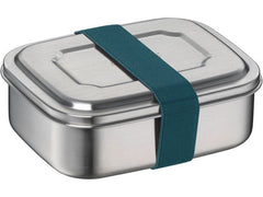 Thermos | TC SANDWICH BOX Brotdose 0.8 Liter | Edelstahl, silber / petrol
