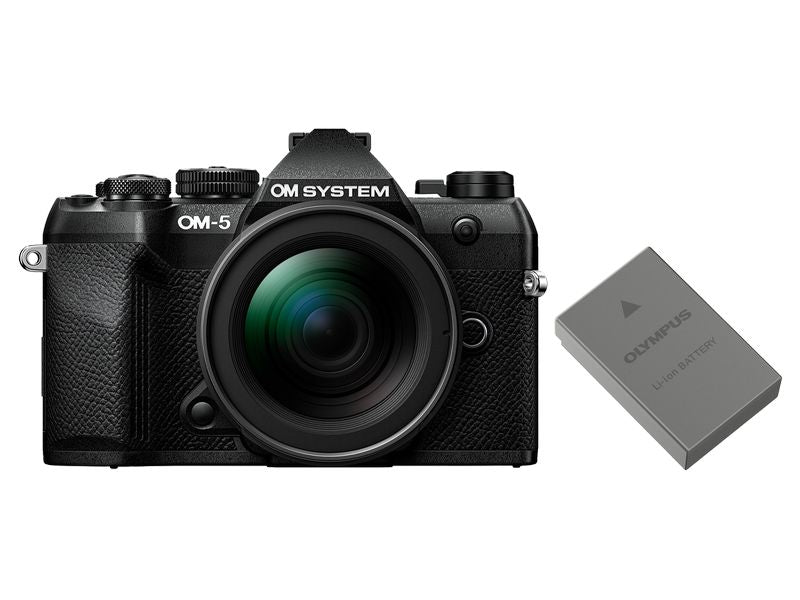 OM-System | OM System OM-5 II Camera Kit Black | M.Zuiko ED 12-45mm F/4 PRO inkl. Akku