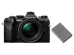 OM-System | OM System OM-5 II Camera Kit Black | M.Zuiko ED 12-45mm F/4 PRO inkl. Akku