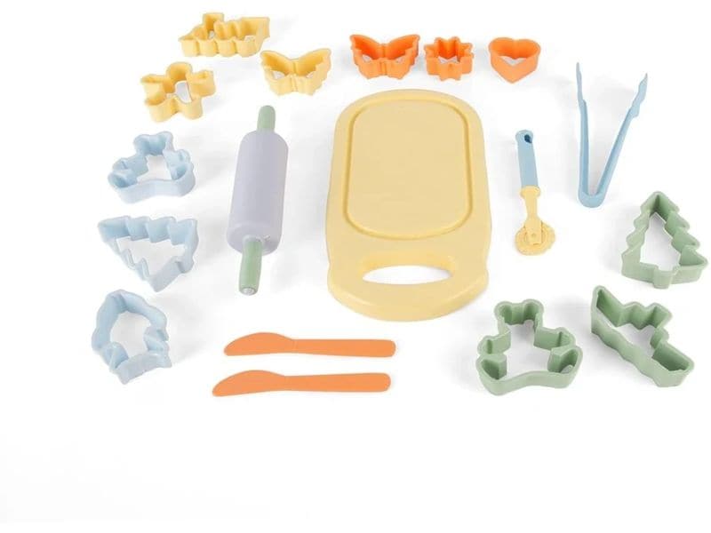 dantoy | Pastel Play Knetmasseset | 18 Teile