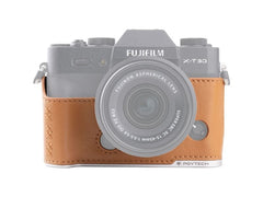 PGYTECH | Leather Camera Case | For FUJIFILM X-T30 / Clay Brown