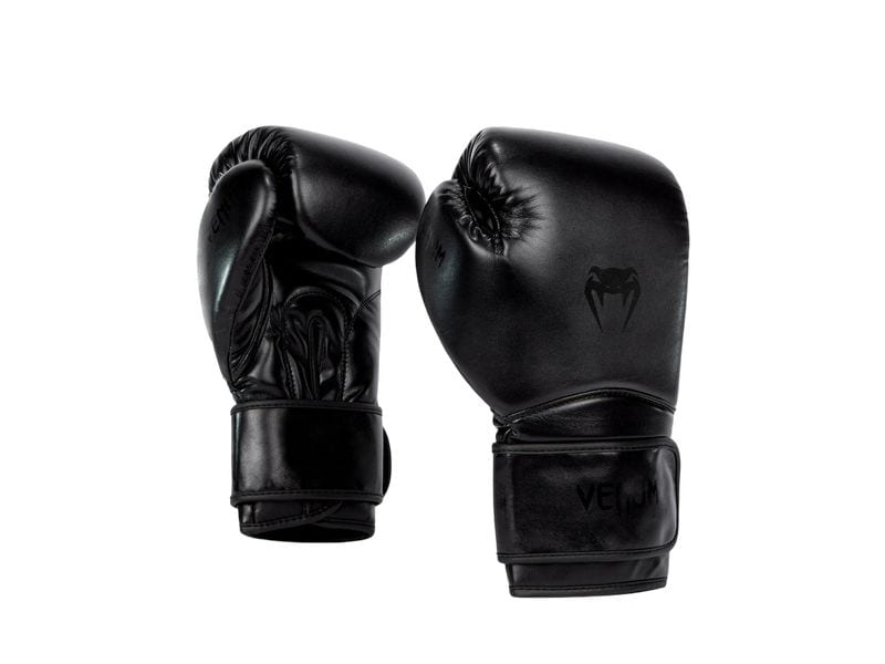 Venum | Contender 1.5 Boxing Gloves | Black/Black 12oz