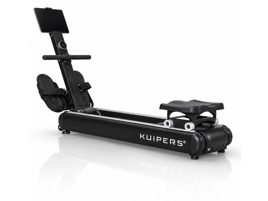 Kuipers Fitness | KUIPERS Slim Rower | Schwarz, klappbar, 32 Stufen