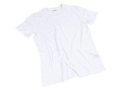 Creativ Company | T-Shirt uni weiss | Grösse M, Breite 52 cm