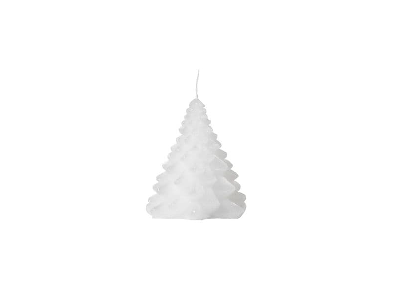 Broste Copenhagen | BC Granny Christbaum Kerze Pure White | 9x10cm