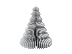 Broste Copenhagen | BC Honeycomb Christbaum Silver | Papier 13x15cm