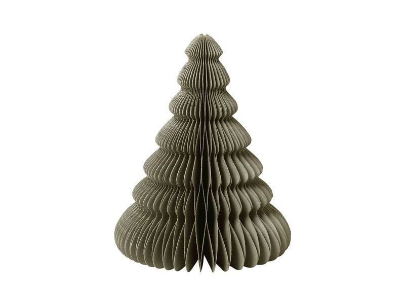Broste Copenhagen | BC Honeycomb Christbaum Thyme | Papier 13x15cm