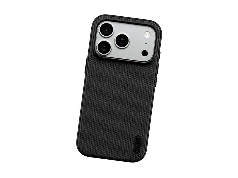 CARE | Fusion Fabric Case, Black - MagSafe | iPhone 18/17 Pro