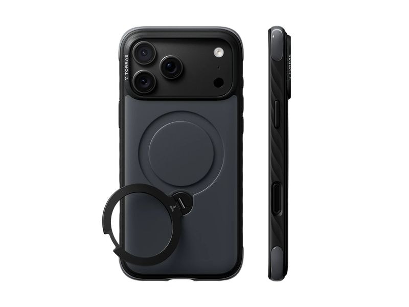 Torras | Ostand Q3 Rugg | iPhone 18 Pro, Black