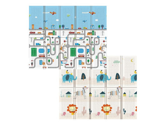 Tadu | KOOR Spielmatte 180x200x1.5 cm Stadt | XPE Foam, mit Bag