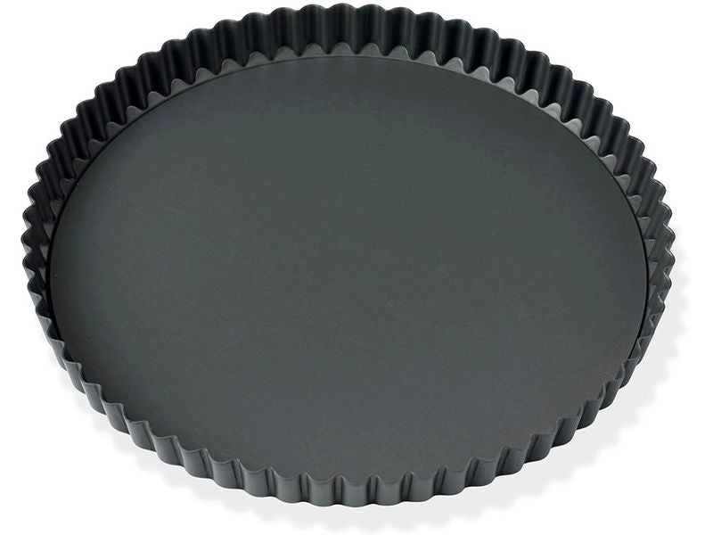 Blomsterberg | Tortemform 25 cm | Boden abnehmbar, Aluminimium, Grau
