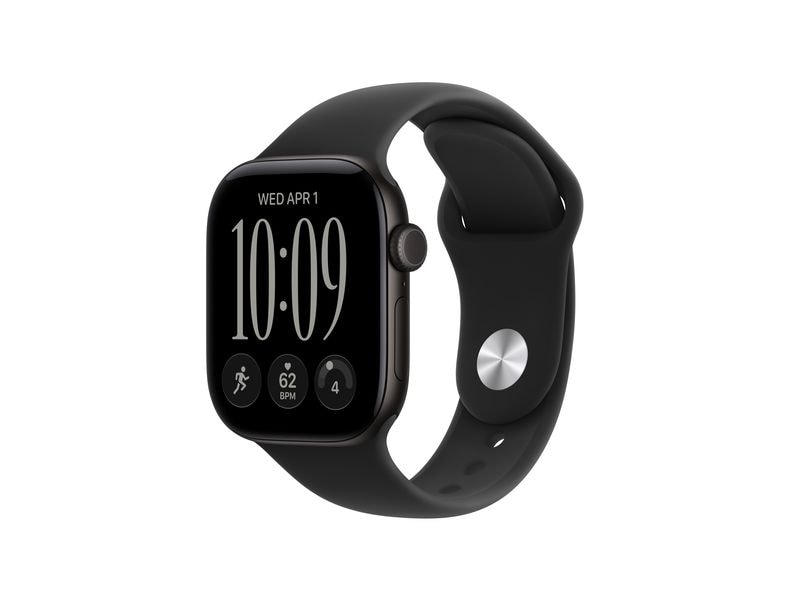 Apple | Watch Series 12 | 42mm, GPS, Black Alu, Black SP Band S/M