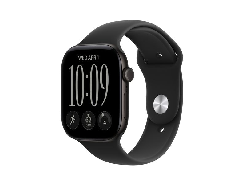 Apple | Watch Series 12 | 42mm, CEL, Black Alu, Black SP Band S/M