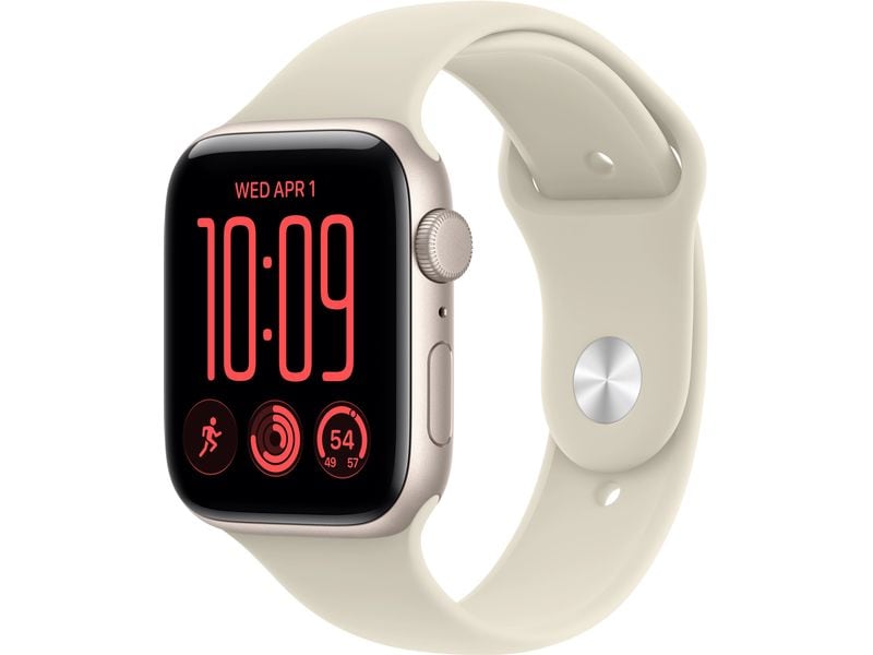 Apple | Watch SE 3 | 44mm, GPS, Starlight Alu, Sand SP Band M/L