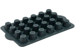 Blomsterberg | Backform Mini Charlotte 24er | Grau, Silikon