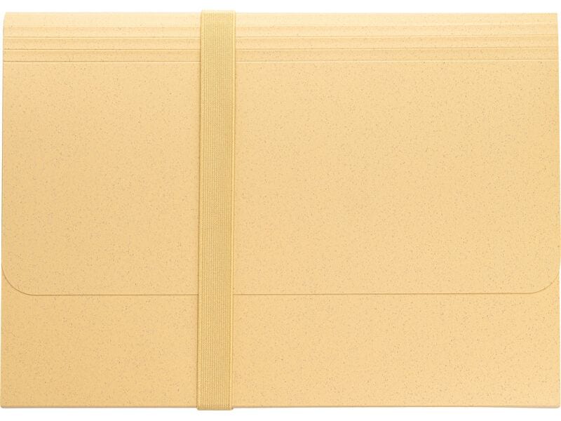 Kolma | Fächermappe Weizenstroh A4 | 12 Tabs, beige