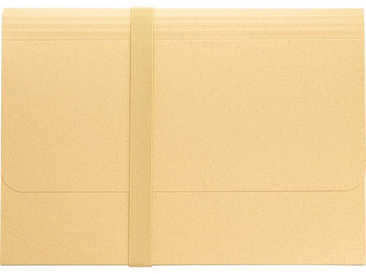 Kolma | Fächermappe Weizenstroh A4 | 12 Tabs, beige