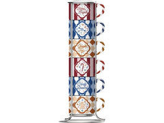 Bialetti | Espressotassen Set Candyland | 6 Stk. multifarbig, stapelbar