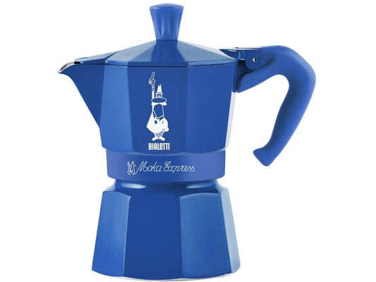 Bialetti | Moka Express 3 T Candyland | 3 Tassen, blau