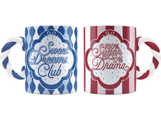 Bialetti | Mug Set Candyland | 2 Stk. blau u. rot