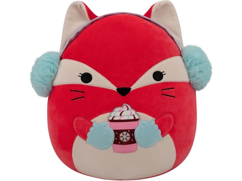 Squishmallows | Fuchs 30cm Fifi | pink mit blauen Ohrwärmer