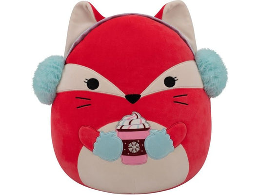 Squishmallows | Fuchs 30cm Fifi | pink mit blauen Ohrwärmer