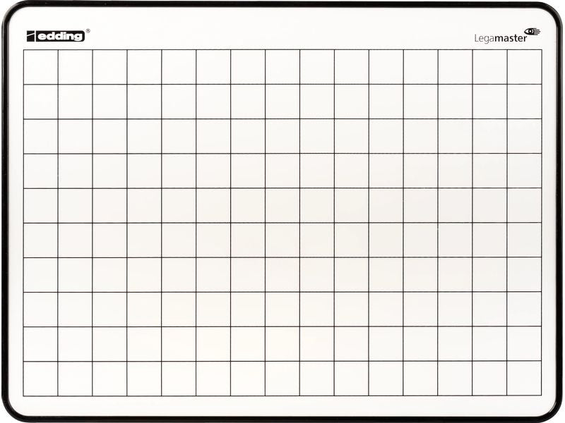 Legamaster | Lerntafel lackiert, 10 Stück | 2 seitig blanko/kariert, 229x305 mm